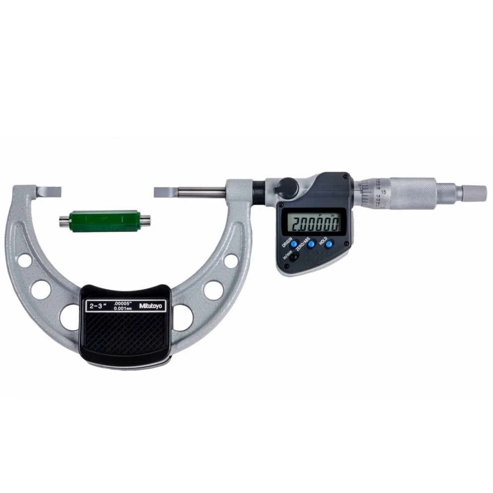 Mitutoyo 422-332-30 Digimatic Blade Micrometer, Range 2-3"/ 50.8-76.2mm