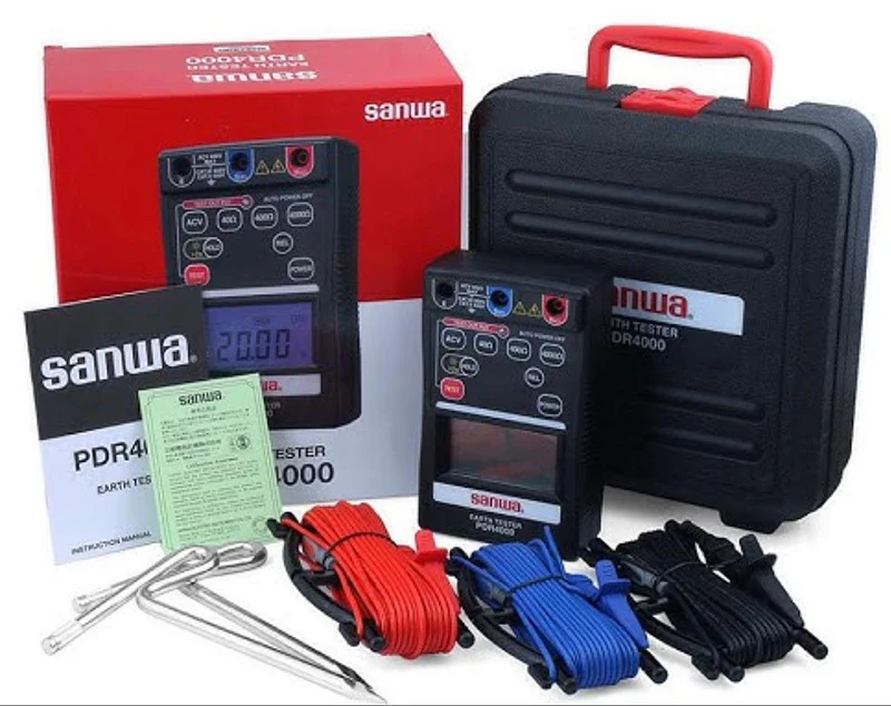 Sanwa PDR4000 Portable Digital Earth Tester