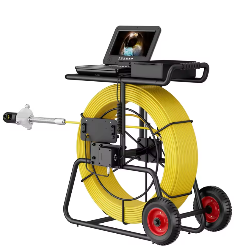 U15DJKYC50U8R-9C-120M Borescope HD Sewer Pipe Inspection Camera Range 120 Meter Cable 360 degrees10″inch