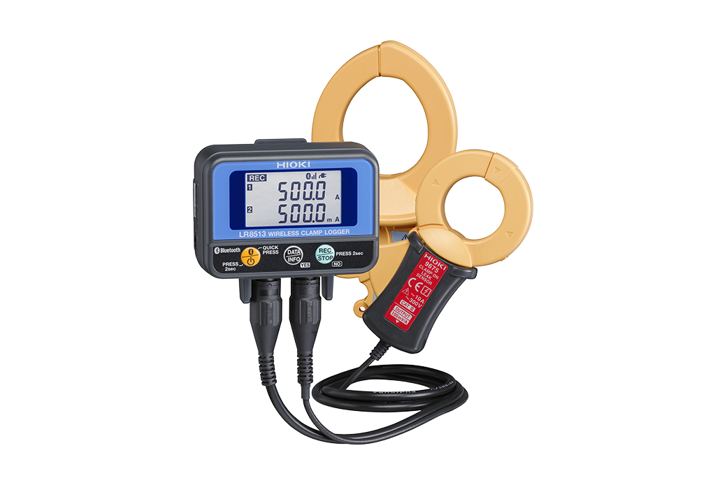 Hioki LR8513 Wireless 2-Channel AC/DC Current Clamp Logger, 2,000 A