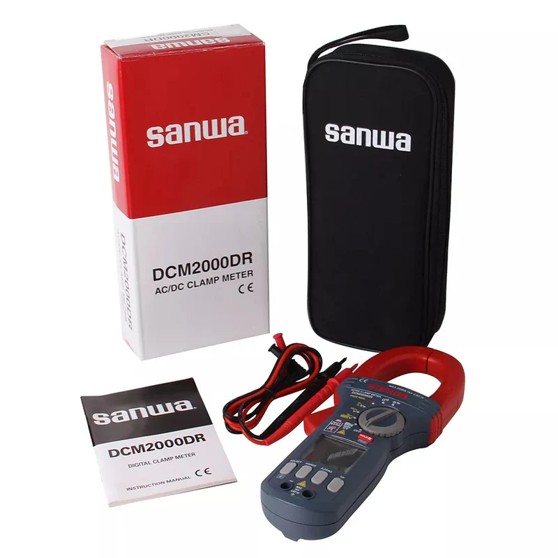 Sanwa DCM2000DR Clamp Meter AC/DC Max Current 2000A - CAT IV 1000V