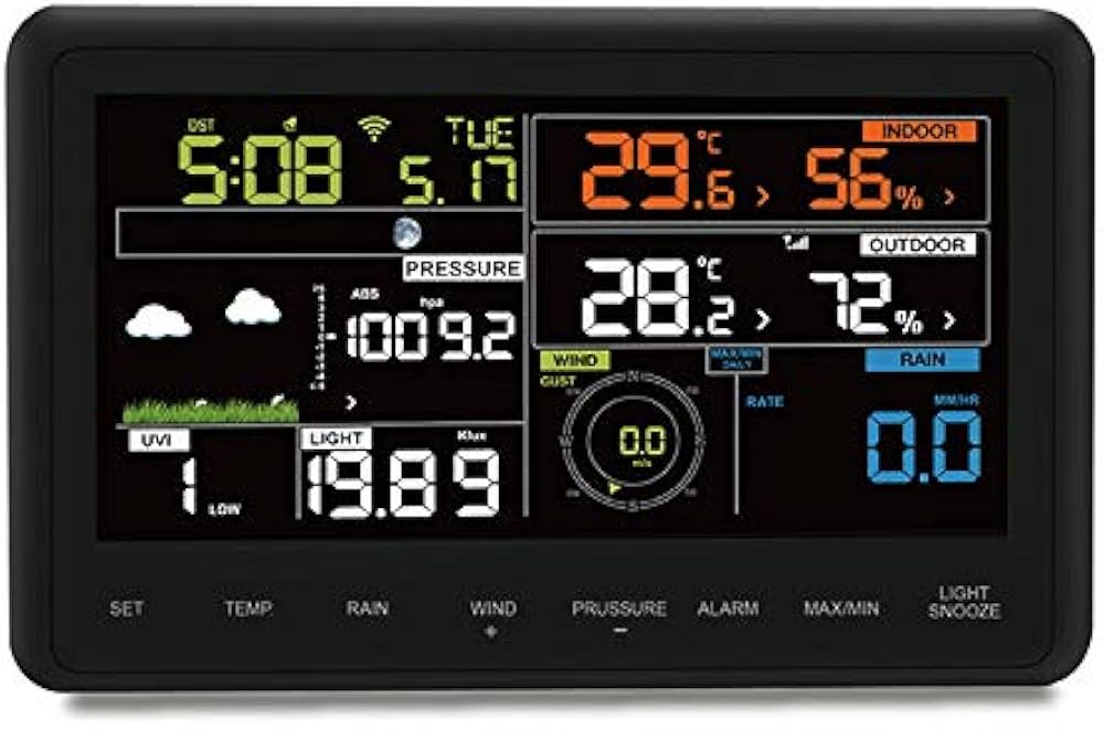 Misol WH-2900-1 Professional Weather Station, Weather Observations, WiFi Data Logger, Anemometer Thermometer and Hygrometer