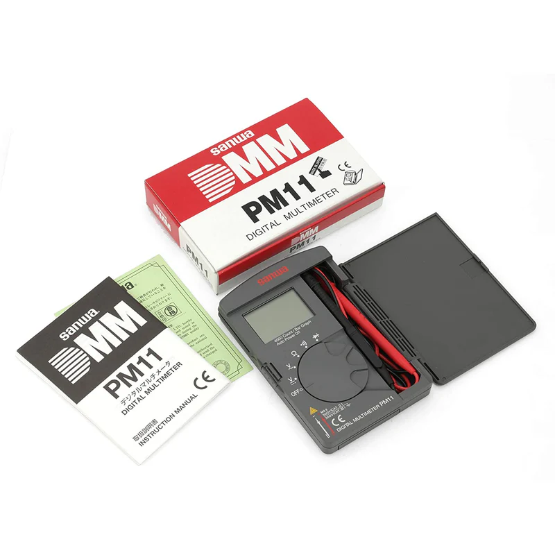 Sanwa PM11 Pocket Digital Multimeter with 4000 Count Display