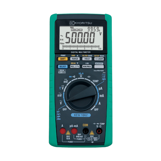Kyoritsu 1062 MEAN/RMS Switch Multimeter, 1000V