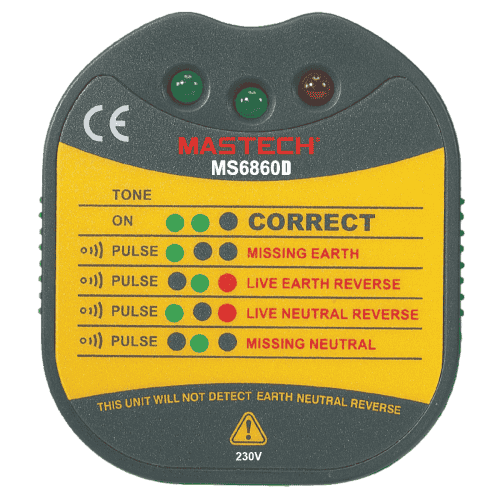 Mastech MS6860 Compact Socket Tester
