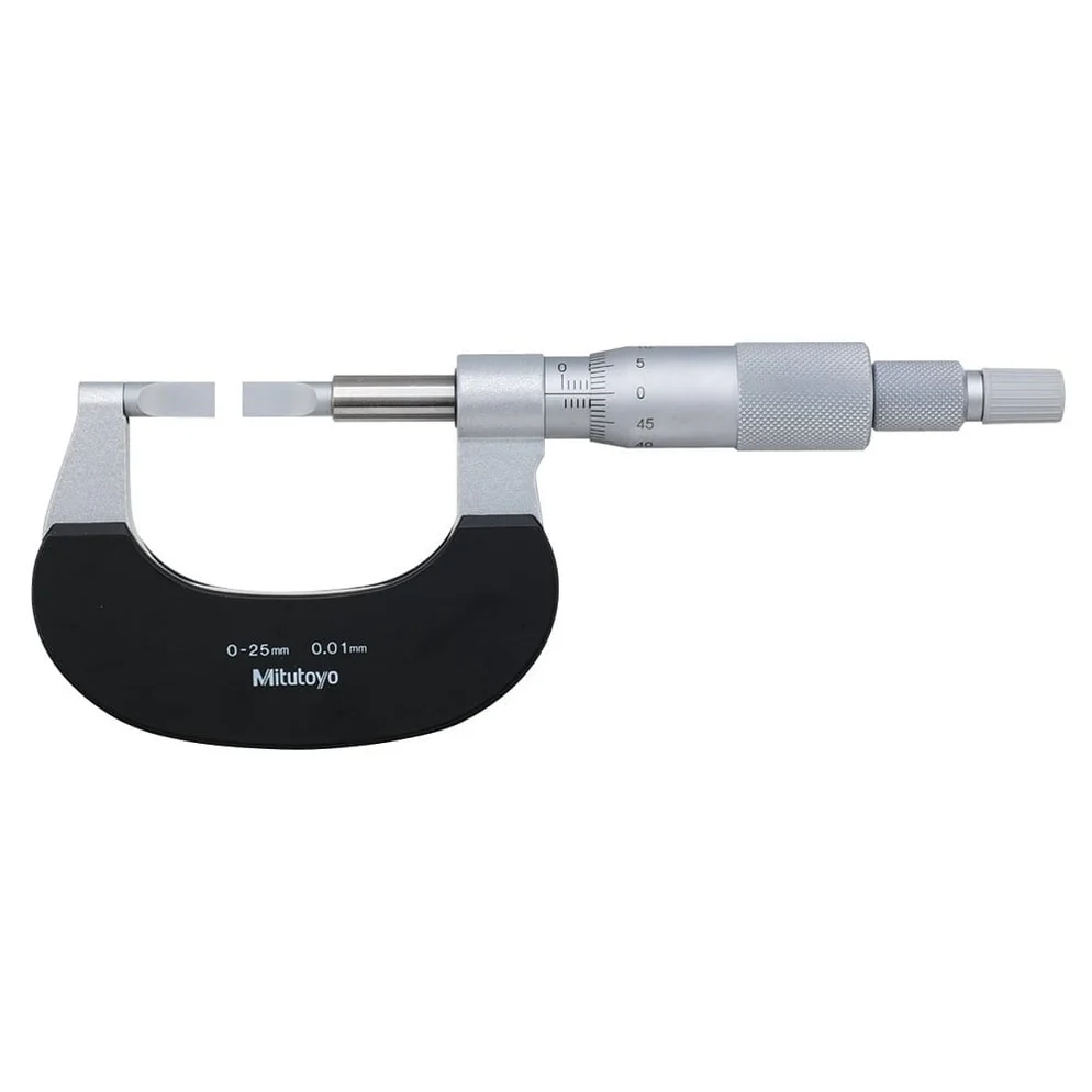 Mitutoyo 122-101 Blade Micrometer, 0-25mm
