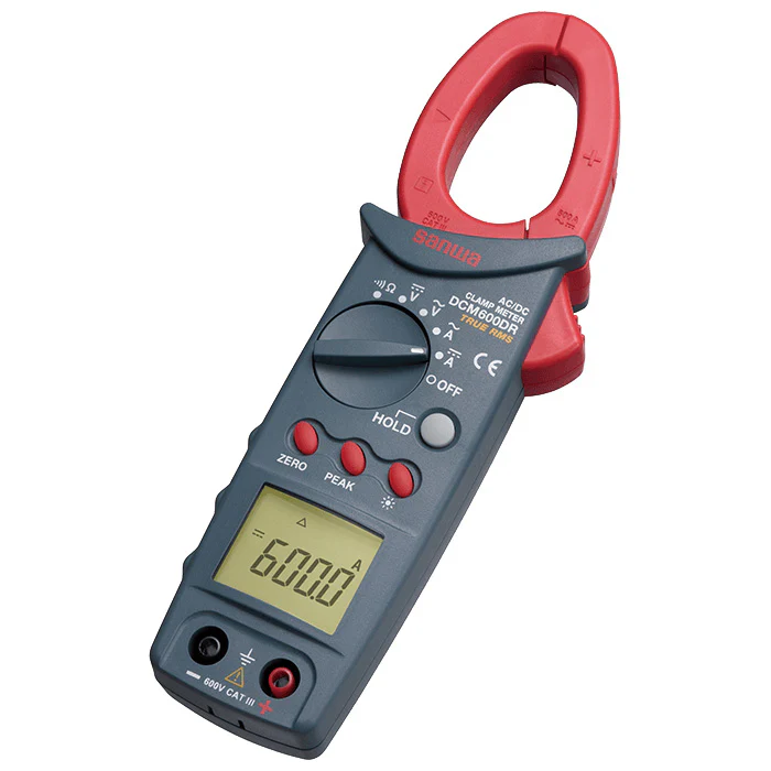 Sanwa DCM600DR Clamp Meter for Automotive Hybrid / Electric Vehicle + DMM Functionality