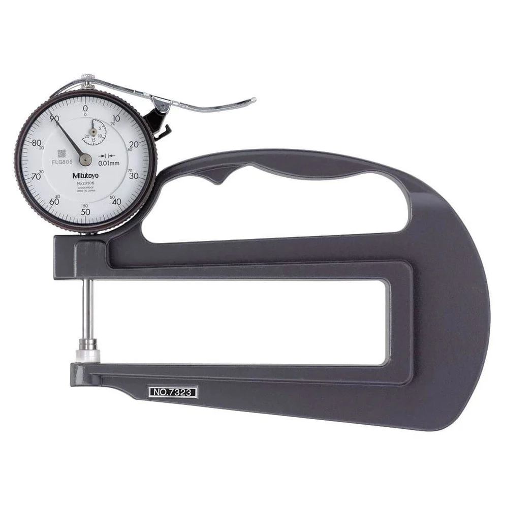 Mitutoyo 7323A Dial Thickness Gauge, Range 0-20mm