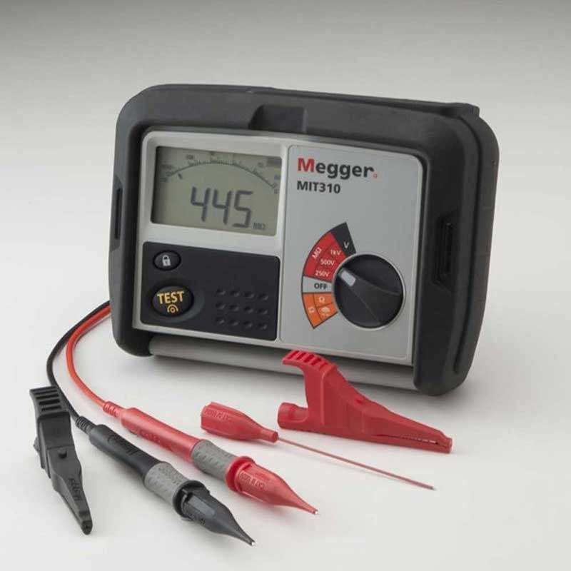 Megger MIT310 Insulation & Continuity Tester, 250V, 500V, 1000V