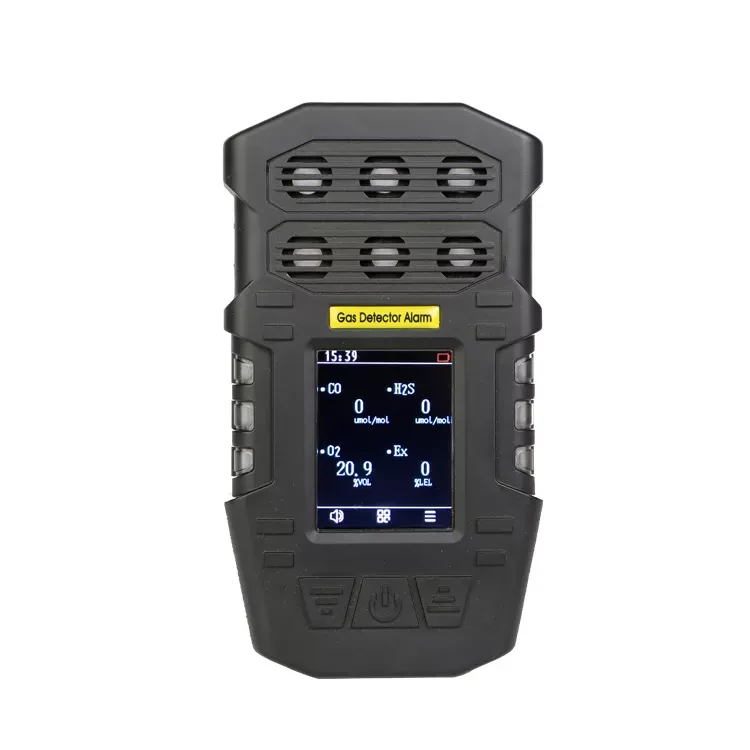 S318 Portable Type Pump Suction Multi Gas Detector LEL,O2,CO,H2S,SO2&NO2