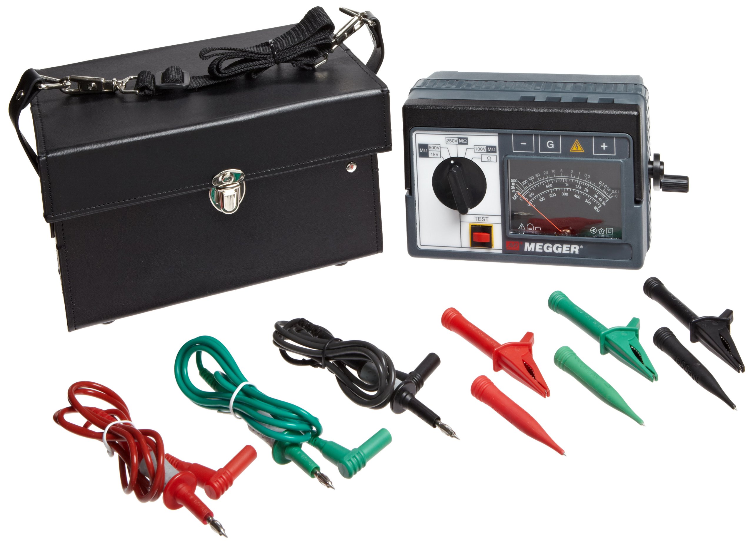 Megger MJ159 (212159) Megohmmeter/Insulation Tester, Hand-Cranked