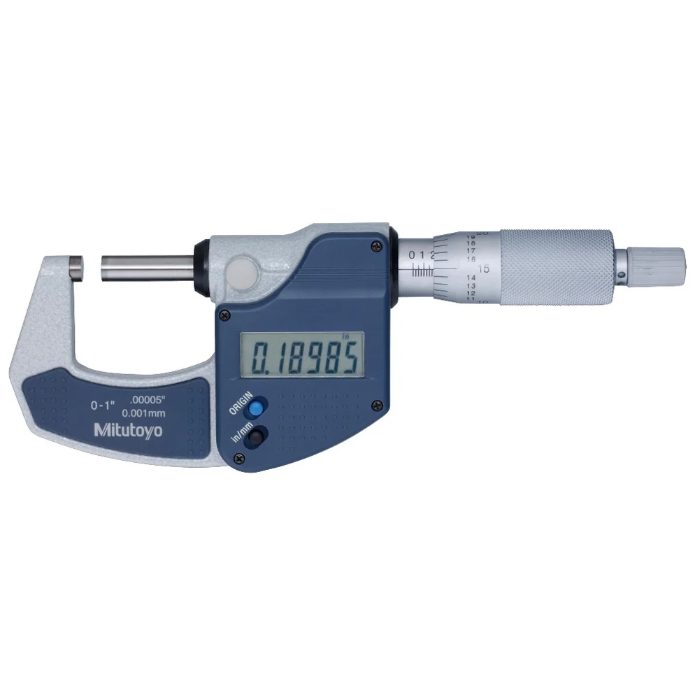 Mitutoyo 293-831-30 Digimatic Micrometer 1"/25mm Ratchet Stop