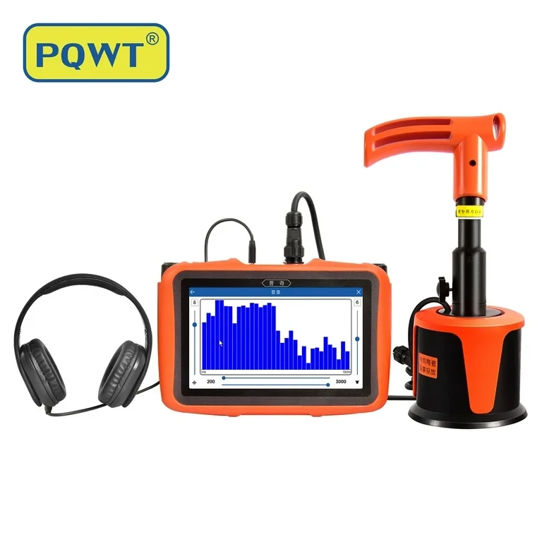 PQWT-L4000 Water Leakage Detection For Indoor And Outdoor Pipe Leak Locator Tester 5 Meters