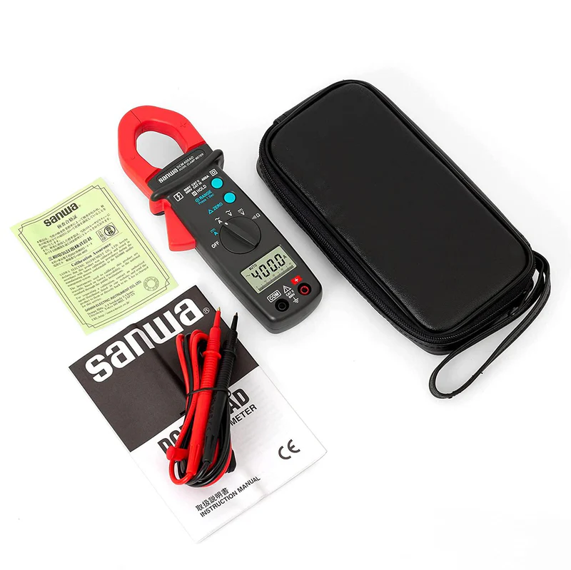 Sanwa DCM400AD Clamp Meter for Automotive Maintenance & Digital Multimeter Functions