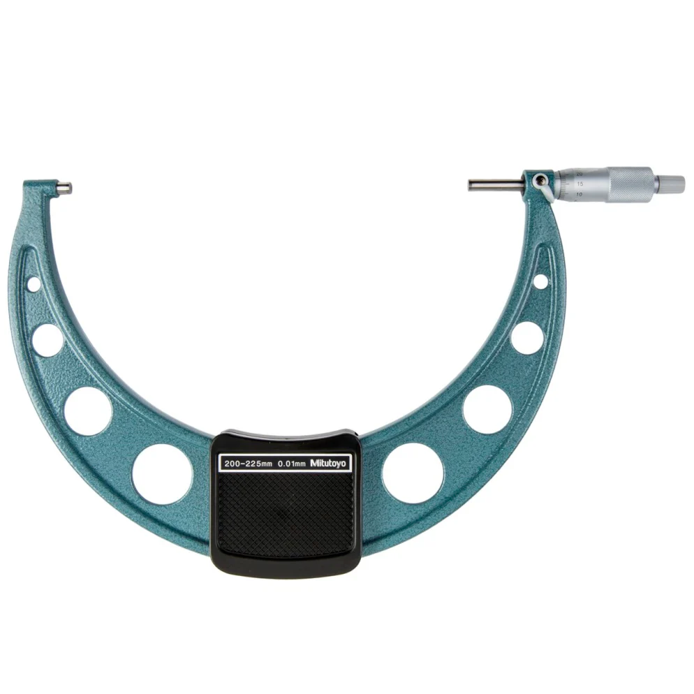 Mitutoyo 103-145-10 Outside Micrometer, Range 200-225mm