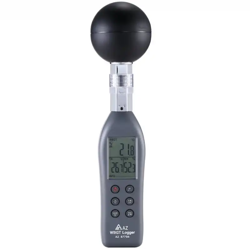 AZ87786 Handheld WBGT Data Logger Wet Bulb Globe Temperature Meter