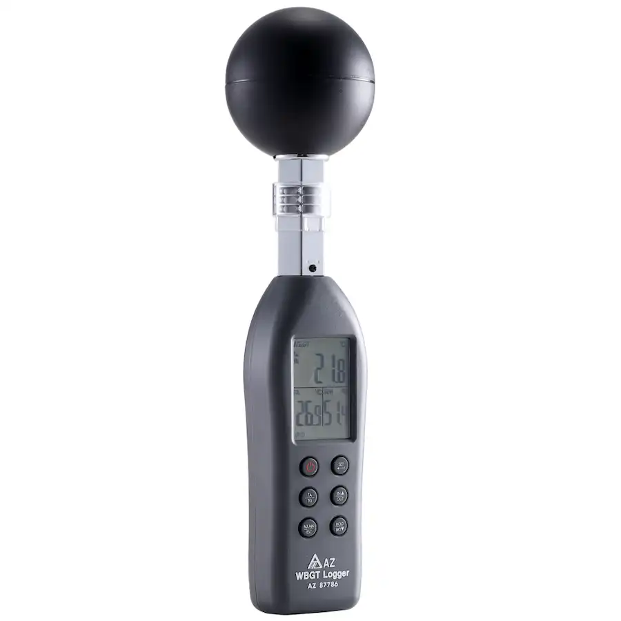 AZ87786 Handheld WBGT Data Logger Wet Bulb Globe Temperature Meter