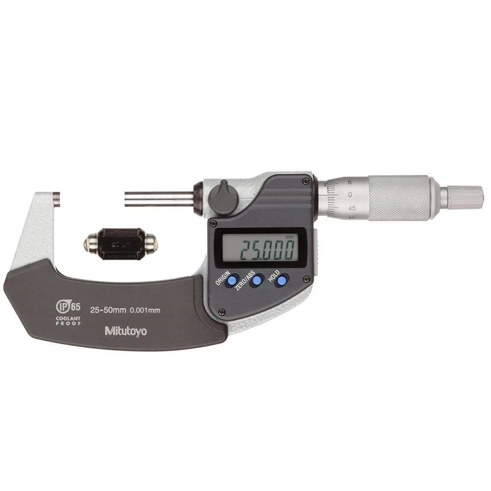 Mitutoyo 293-231-30 Micrometer 25-50mm, IP65, Ratchet Stop, SPC