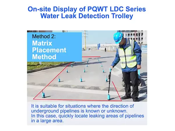 PQWT-LDC Multi Sensors Outdoor Large Area Underground Pipeline Water Leak Detection Device