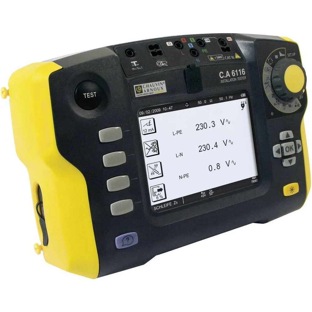Chauvin Arnoux CA6116N Multifunction Installation Tester