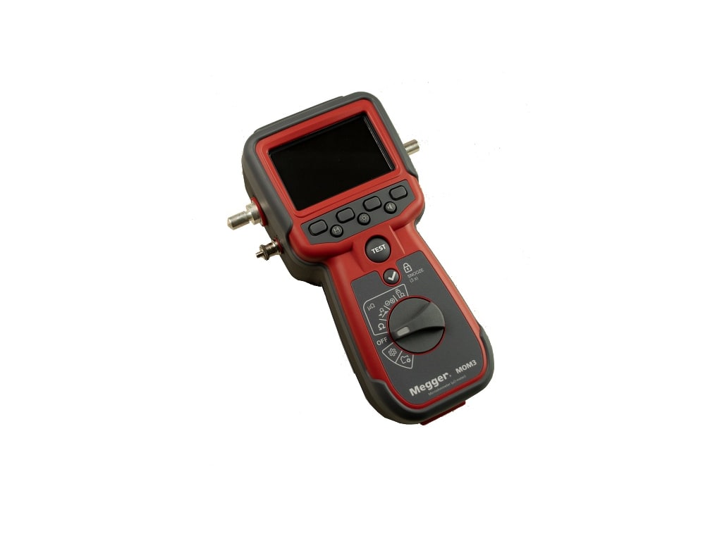 Megger BK-30191 MOM3 Handheld Micro-Ohmmeter, 1.3 m cable set