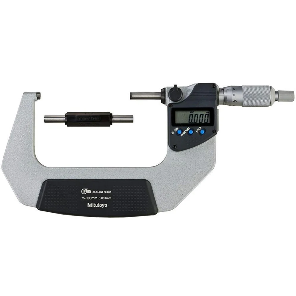 Mitutoyo 293-233-30 Micrometer 75-100mm IP65 Ratchet Stop SPC