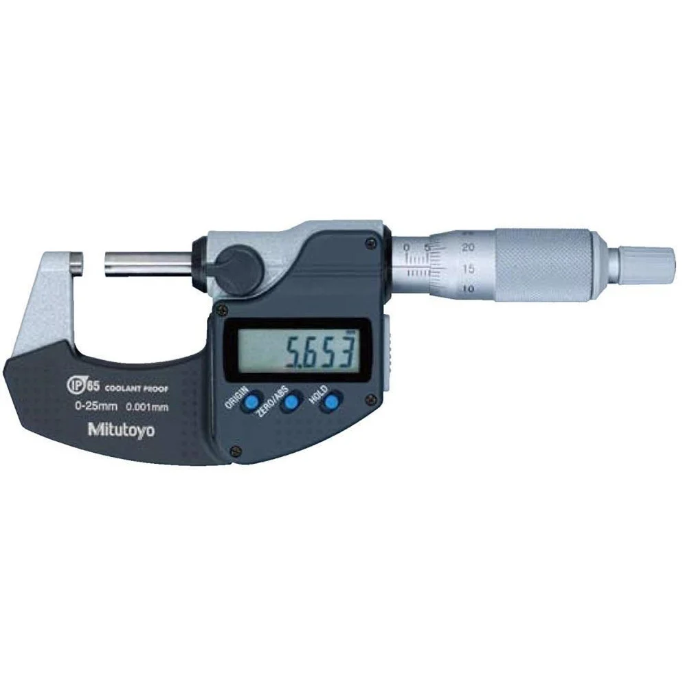 Mitutoyo 293-230-30 Micrometer 0-25mm IP65 Ratchet Stop SPC