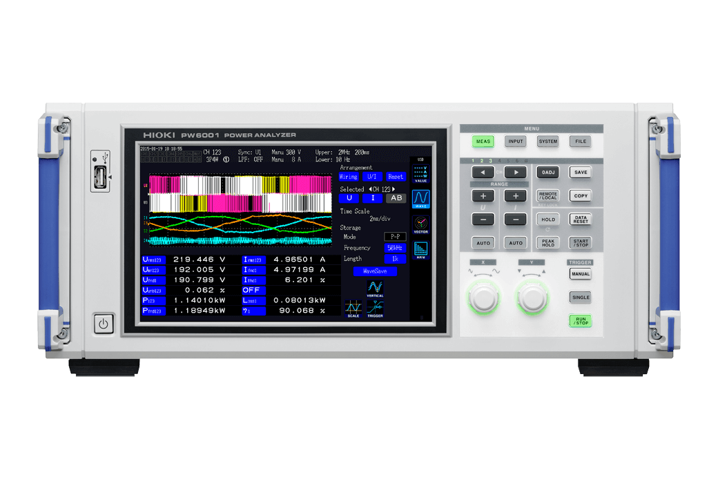 Hioki PW6001-16 High Precision Power Analyzer, 6 Channel, Motor Analysis, D/A Output