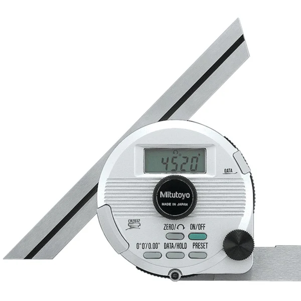 Mitutoyo 187-502 Digital Universal Protractor, Blade Length 300mm