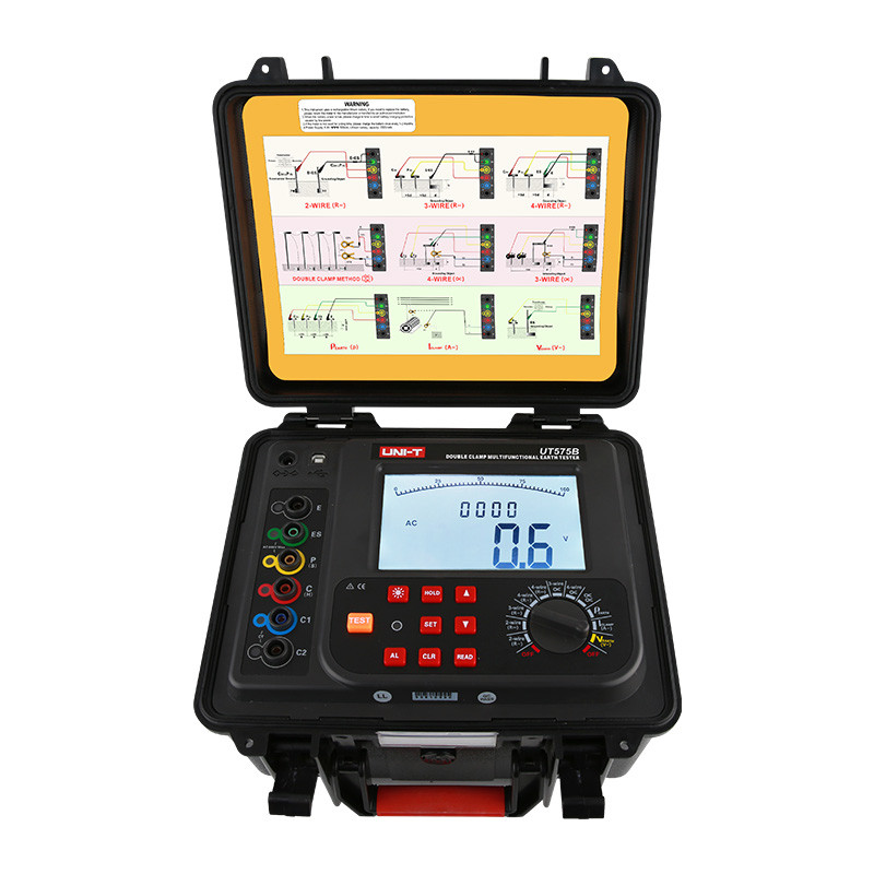 UT575B double-clamp multifunctional earth tester