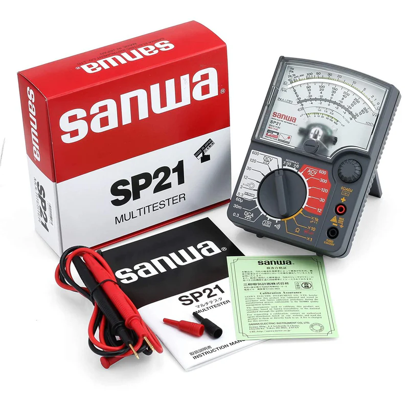 Sanwa SP21 Analog Multimeter with Continuity Check Beeper