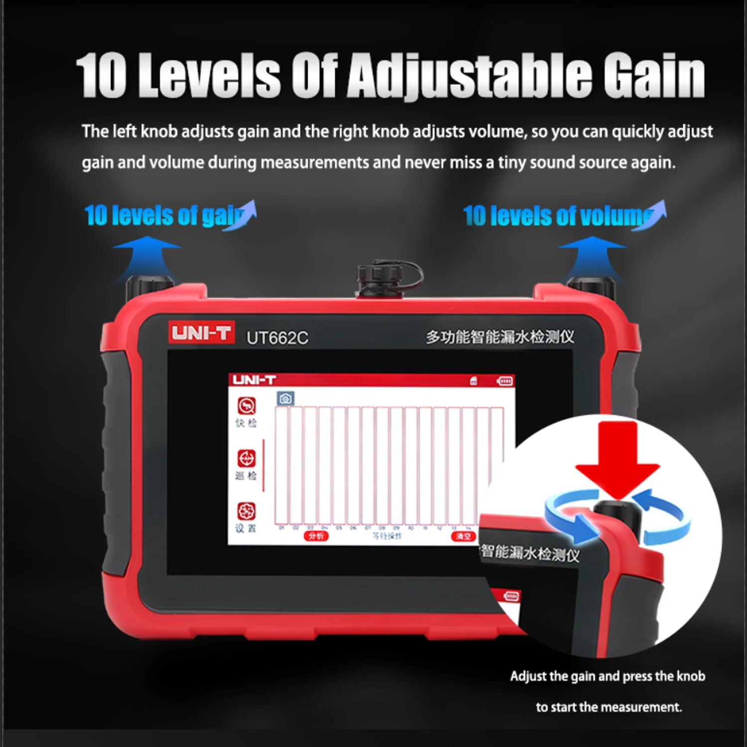 UT662C Ultrasonic Wall Leak Detectors