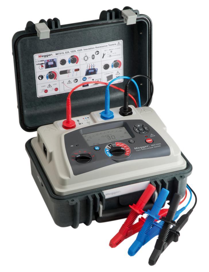 Megger MIT1525 Industrial Insulation Resistance Tester, 15kV
