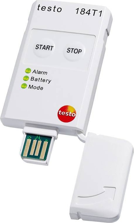 Testo 184 T1 - Short Term Temperature USB Transport Data Logger