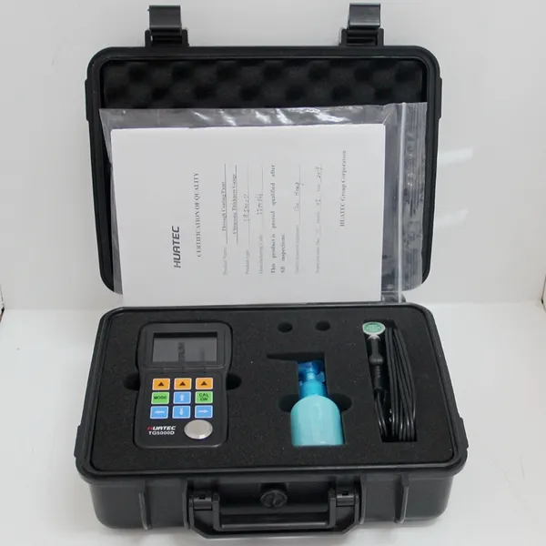 HUATEC TG-5000D Ultrasonic Thickness Gauge (508mm, 5Mhz, Probe 13.5mm - 200mm)